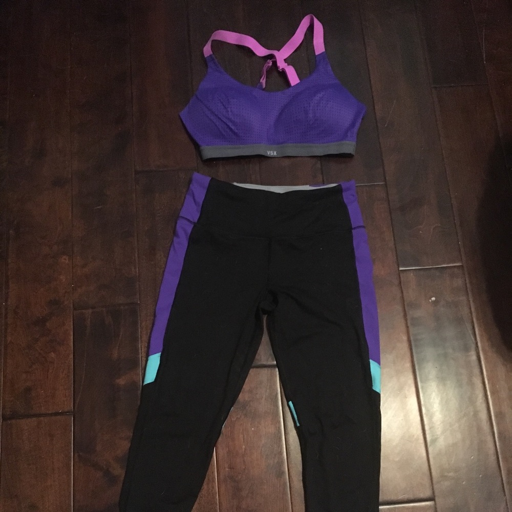 Victoria's Secret workout outfit